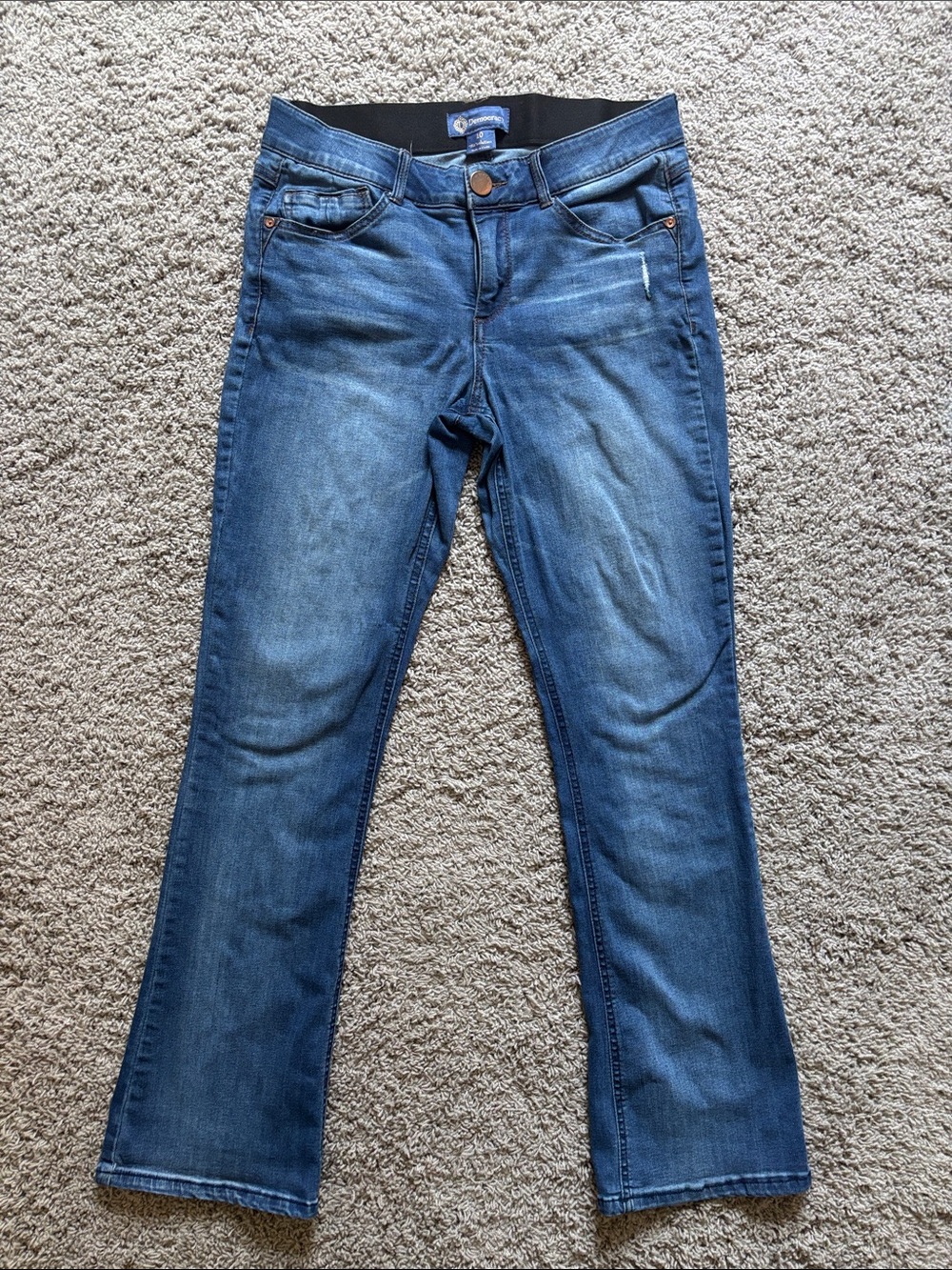 Democracy Women's Medium Blue Bootcut Jeans - Picture 2 of 16
